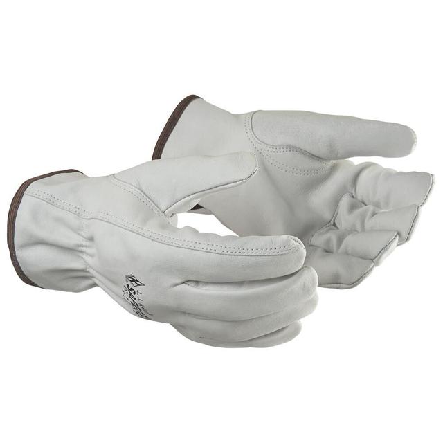 J. J. Keller® SAFEGEAR® Regular Grade Cowhide Leather Driver Gloves with Keystone Thumb