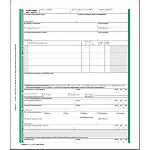 Non-Hazardous Waste Manifest - Pin-Feed Format, 5-Ply