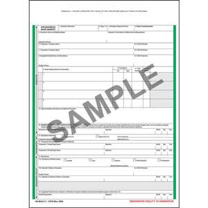 Non-Hazardous Waste Manifest - Snap-Out Format, 5-Ply