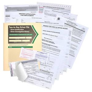 Driver Qualification File Packet (Single Copy)