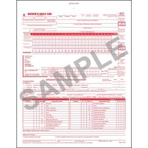 Canadian 2-In-1 Driver's Daily Log Book, 2-Ply, Carbonless - Stock