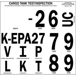 Cargo Tank Inspection Markings