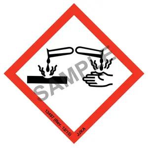 GHS Pictogram Labels - Corrosion