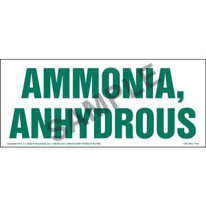 Ammonia, Anhydrous Sign