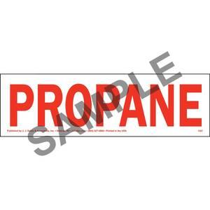 Propane Label