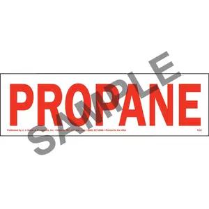 Propane Label