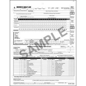 Canadian Driver's Daily Log w/Recap, w/Detailed DVIR - Retail Packaging