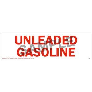 Unleaded Gasoline Sign