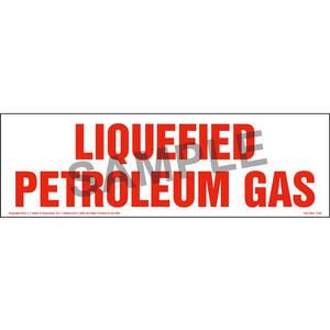 Liquefied Petroleum Gas Sign