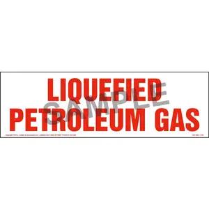 Liquefied Petroleum Gas Sign
