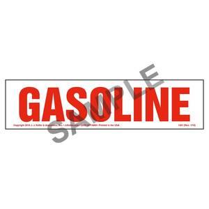 Gasoline Sign