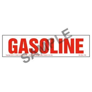 Gasoline Sign