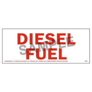 Diesel Fuel Label