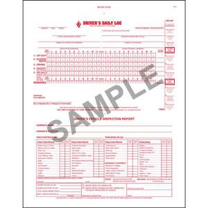 Oil Field Log w/Daily Recap & DVIR, 2-Ply, Carbonless, Book Format - Stock