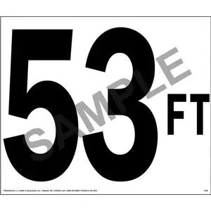 53 FT Truck Sign