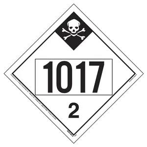 1017 Placard - Division 2.3 Inhalation Hazard