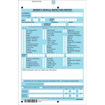 KellerSCAN® Driver Vehicle Inspection Report