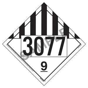 3077 Placard - Class 9 Miscellaneous