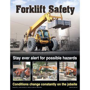 The Forklift Workshop for Construction Training Program - Awareness Poster