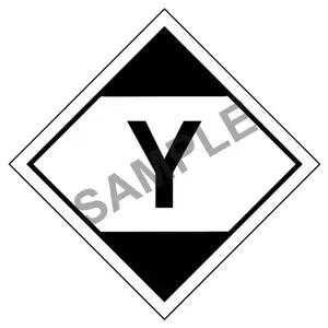 Limited Quantity Y Marking Labels - Paper