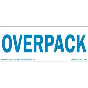 Overpack Package Markings - Poly