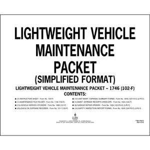 Vehicle Maintenance File Packets