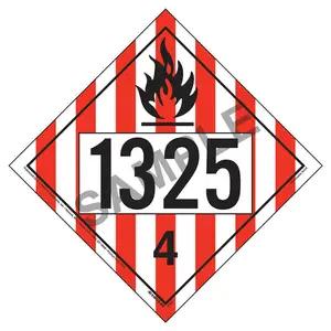 1325 Placard - Division 4.1 Flammable Solid