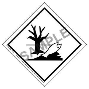 International Dangerous Goods Labels - Marine Pollutant - Vinyl