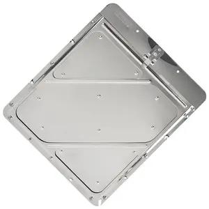 Stainless Steel Placard Holder w/Back Plate