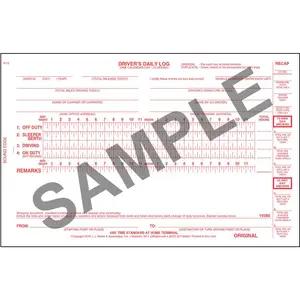 Bus Driver's Daily Log Book, 2-Ply, w/Carbon - Personalized