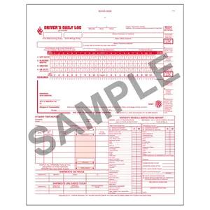 5-In-1 Driver's Daily Log Book, 2-Ply, w/Carbon, Book Format - Personalized