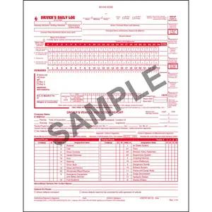 Canadian 2-In-1 Driver's Daily Log Book, 2-Ply, w/Carbon - Personalized