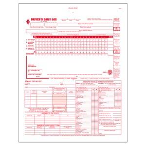 5-In-1 Driver's Daily Log Book, 3-Ply, Carbonless - Personalized