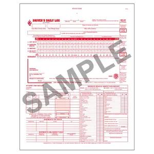 5-In-1 Driver's Daily Log Book, 3-Ply, Carbonless - Personalized