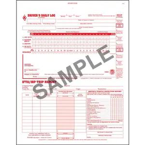 3-In-1 Driver's Daily Log, 2-Ply, Carbonless, Book Format - Personalized