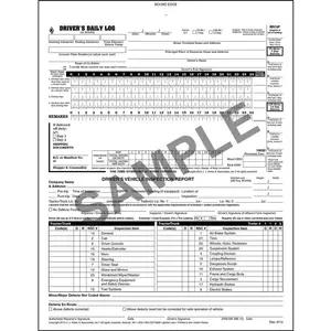 Canadian 2-In-1 Driver's Daily Log Book, 2-Ply, Carbonless - Personalized