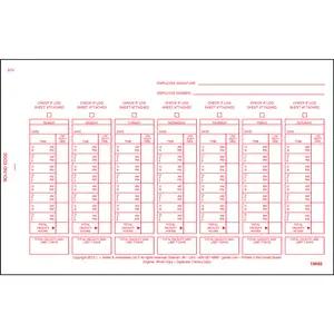 Driver's Exemption Log - Short-Haul Operations, 2-Ply, Carbonless - Personalized