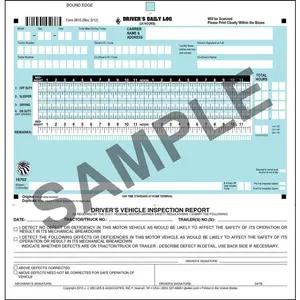 Scannable 2-In-1 Driver's Daily Log Book - Personalized