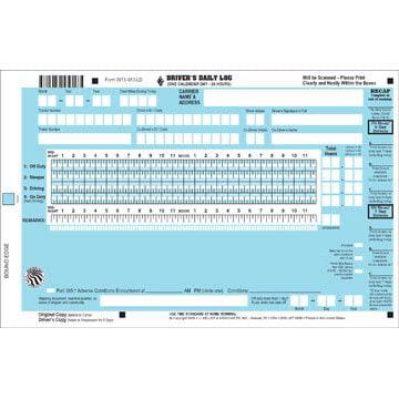 J. J. Keller's Log Auditing Service - Scannable California & Texas Rule Set Log - Personalized