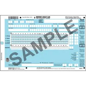 J. J. Keller's Log Auditing Service - Scannable California & Texas Rule Set Log - Personalized