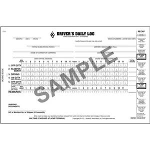 Oil Field Log w/Daily Recap & DVIR, 2-Ply, w/Carbon, Book Format - Personalized