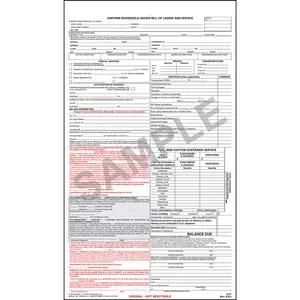 Uniform Household Goods Bill Of Lading and Invoice