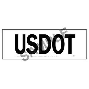US DOT Sign