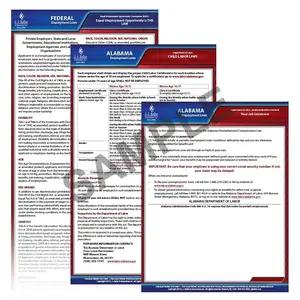 Alabama & Federal Electronic Labor Law Poster Management Service