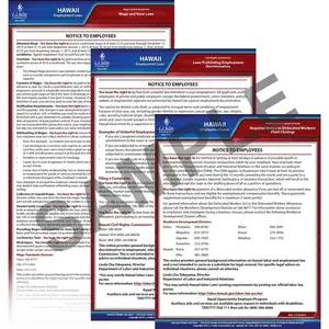 Hawaii & Federal Electronic Labor Law Poster Management Service