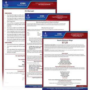 Iowa & Federal Electronic Labor Law Poster Management Service