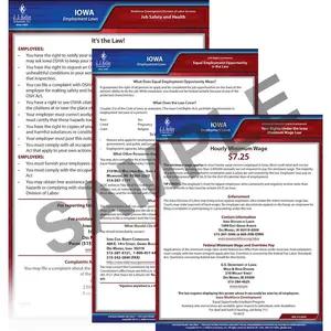 Iowa & Federal Electronic Labor Law Poster Management Service