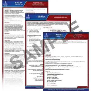 Indiana & Federal Electronic Labor Law Poster Management Service