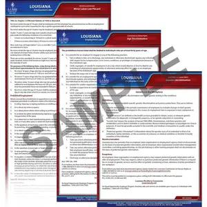 Louisiana & Federal Electronic Labor Law Poster Management Service