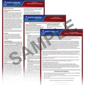 North Carolina & Federal Electronic Labor Law Poster Management Service